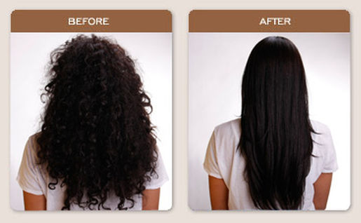 Brazilian Blowouts Before and After