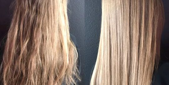 Brazilian Blowouts Before and After