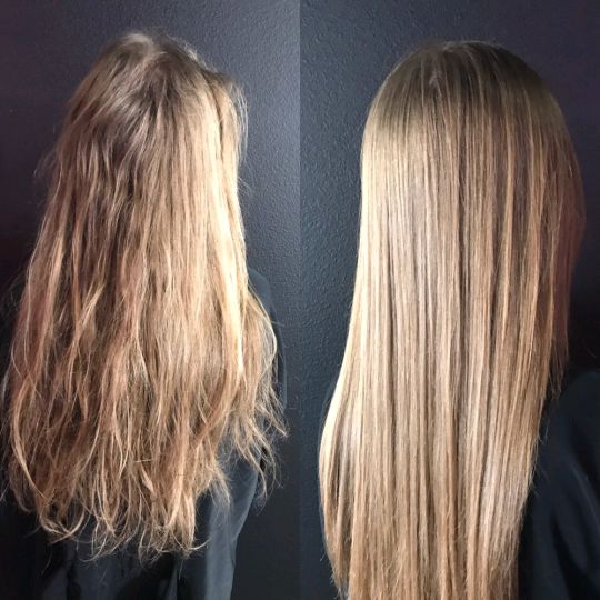 Brazilian Blowouts Before and After